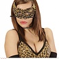 Nieuw2015-2016 Fluwelen luipaard masker met gouden glitters
