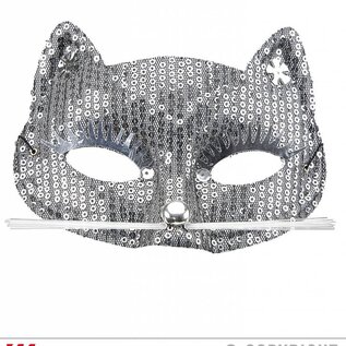 Nieuw2015-2016 Zilveren katten oogmaskers