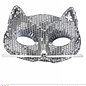 Nieuw2015-2016 Zilveren katten oogmaskers