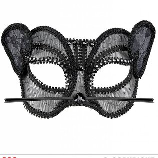 Nieuw2015-2016 Luxe katten oogmaskers met steentjes