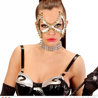 Nieuw2015-2016 Zilveren diabolo oogmaskers