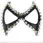 Nieuw2015-2016 Zwarte diabolo oogmaskers voor SM en carnaval