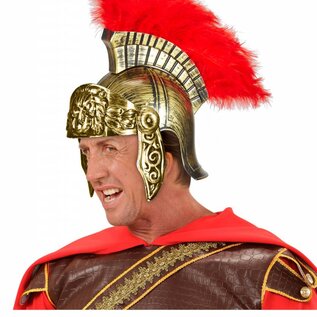 Nieuw2015-2016 Antieke gouden Romeinse helm voor carnaval