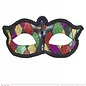 Nieuw2015-2016 Harlekijn oogmaskers met glitters voor carnaval