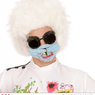 Halloween Vergiftigd bloederig mondkapje