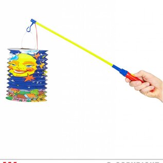 Nieuw2015-2016 Lampion met stokje en lichtje op batterij