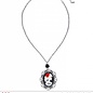 Halloween Halsketting met doodskop en roos voor Halloween