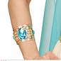 Nieuw2015-2016 Gouden armband met topaas steentjes voor carnaval