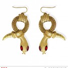 Nieuw2015-2016 Slangen oorbellen voor carnaval