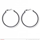 Nieuw2015-2016 Zwarte oorbellen met pareltjes