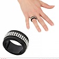 Nieuw2015-2016 Zwarte ring met edelsteentjes