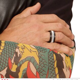 Nieuw2015-2016 Zwarte ring met edelsteentjes