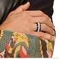 Nieuw2015-2016 Zwarte ring met edelsteentjes