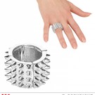 Nieuw2015-2016 Zilveren spike ringen