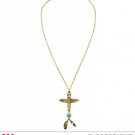 Nieuw2015-2016 Indianen halsketting met totempaal