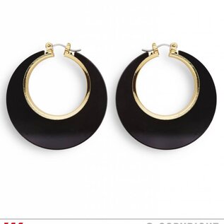 Nieuw2015-2016 Zwart met gouden oorringen voor discokleding