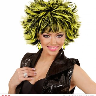 Nieuw2015-2016 Zwart met neon gele hippie oorbellen voor carnaval