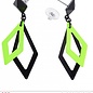 Nieuw2015-2016 Zwart met neon groene hippie oorbellen voor carnaval