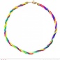 Nieuw2015-2016 Halskettinkje met neon kleuren voor carnavalspakjes