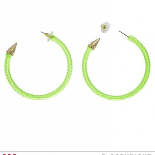 Nieuw2015-2016 Neon groene oorringen voor party kleding