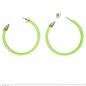 Nieuw2015-2016 Neon groene oorringen voor party kleding