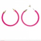 Nieuw2015-2016 Neon roze oorbellen voor carnaval en party