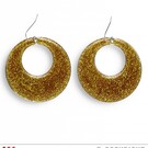 Nieuw2015-2016 Gouden glitter oorbellen