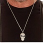 Nieuw2015-2016 Halloween ketting schedel in zilver