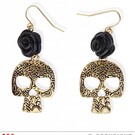 Halloween Schedeloorbel met roos