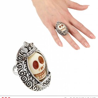 Halloween Halloween ring in zilver