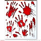Halloween Stickers bloederige hand