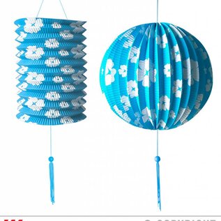 Nieuw2015-2016 Blauw lampionnen set van 2
