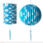 Nieuw2015-2016 Blauw lampionnen set van 2