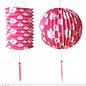 Nieuw2015-2016 Roze lampionnen set van 2 stuks