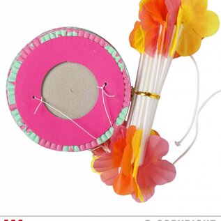 Nieuw2015-2016 Hawaiislinger met bloemen en lantaarntjes