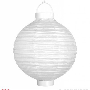 Nieuw2015-2016 Lampion wit met led verlichting