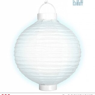 Nieuw2015-2016 Lampion wit met led verlichting