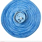 Nieuw2015-2016 Lampion decoratie met led verlichting azuur blauw
