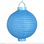 Nieuw2015-2016 Lampion decoratie met led verlichting azuur blauw