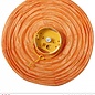 Nieuw2015-2016 Oranje led lampion met echte ledverlichting
