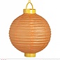 Nieuw2015-2016 Oranje led lampion met echte ledverlichting