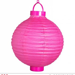 Nieuw2015-2016 Led lampion roze 30cm