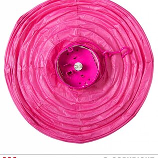 Nieuw2015-2016 Led lampion roze 30cm