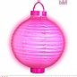 Nieuw2015-2016 Led lampion roze 30cm