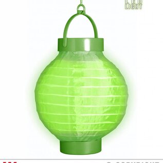 Nieuw2015-2016 Led verlichte lampion groen 15cm