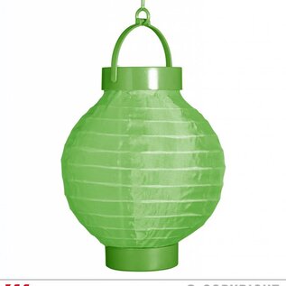 Nieuw2015-2016 Led verlichte lampion groen 15cm