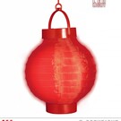 Nieuw2015-2016 Rode lampion met licht
