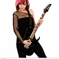 Nieuw2015-2016 Roze rockstar pruiken