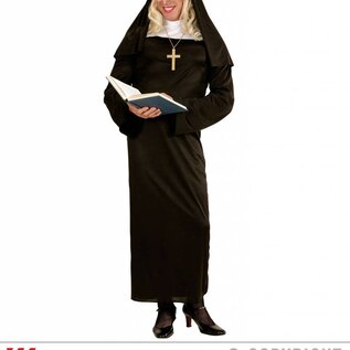 Nieuw2015-2016 Lang nonnen kostuum Theresia
