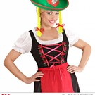 Oktoberfeest Tirolerhoed Heidi met staartjes